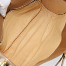 GUCCI Micro GG Supreme Shoulder Bag PVC Beige Gold Auth BA7245-10