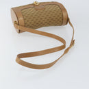 GUCCI Micro GG Supreme Shoulder Bag PVC Beige Gold Auth BA7245-7