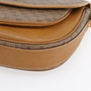 GUCCI Micro GG Supreme Shoulder Bag PVC Beige Gold Auth BA7246-14