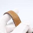 GUCCI Micro GG Supreme Shoulder Bag PVC Beige Gold Auth BA7246-9