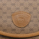 GUCCI Micro GG Supreme Shoulder Bag PVC Beige Gold Auth BA7246-18
