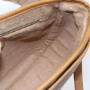 GUCCI Micro GG Supreme Shoulder Bag PVC Beige Gold Auth BA7246-21