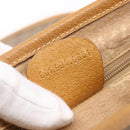 GUCCI Micro GG Supreme Shoulder Bag PVC Beige Gold Auth BA7246-12