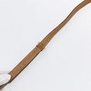 GUCCI Micro GG Supreme Shoulder Bag PVC Beige Gold Auth BA7246-8