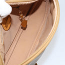 GUCCI Micro GG Supreme Bag PVC Leather Brown Gold 007 084 0094 Auth BA7247-11