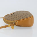 GUCCI Micro GG Supreme Bag PVC Leather Brown Gold 007 084 0094 Auth BA7247-4