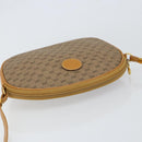 GUCCI Micro GG Supreme Bag PVC Leather Brown Gold 007 084 0094 Auth BA7247-6