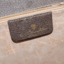 GUCCI GG Supreme Shoulder Bag PVC Beige Gold Auth BA7249-18