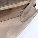 GUCCI GG Supreme Shoulder Bag PVC Beige Gold Auth BA7249-19