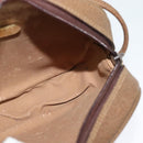 GUCCI GG Plus Supreme Shoulder Bag PVC Beige Auth BA725-18