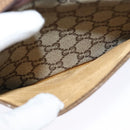 GUCCI GG Plus Supreme Shoulder Bag PVC Beige Auth BA725-19