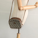 GUCCI GG Plus Supreme Shoulder Bag PVC Beige Auth BA725-20