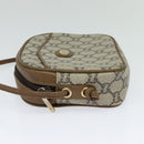 GUCCI GG Plus Supreme Shoulder Bag PVC Beige Auth BA725-3