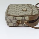 GUCCI GG Plus Supreme Shoulder Bag PVC Beige Auth BA725-5