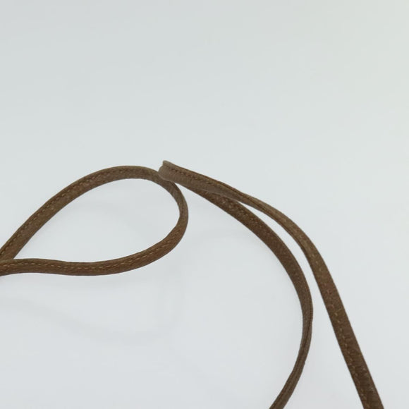 GUCCI GG Plus Supreme Shoulder Bag PVC Beige Auth BA725