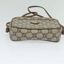 GUCCI GG Plus Supreme Shoulder Bag PVC Beige Auth BA725-9