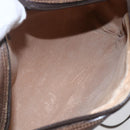 GUCCI GG Supreme Web Sherry Line Bag PVC Beige Gold 56 02 087 Auth BA7251-11