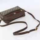 GUCCI GG Supreme Web Sherry Line Bag PVC Beige Gold 56 02 087 Auth BA7251-7