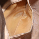 GUCCI GG Supreme Web Sherry Line Bag PVC Leather Beige 40 02 081 Auth BA7253-11