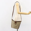 GUCCI GG Supreme Web Sherry Line Bag PVC Leather Beige 40 02 081 Auth BA7253-21