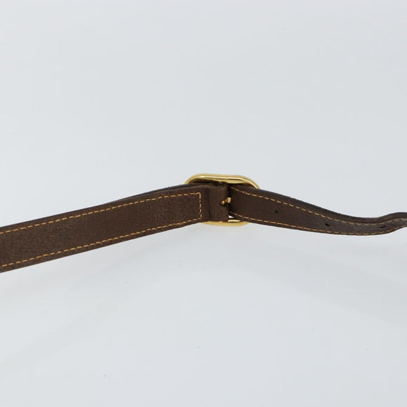 GUCCI GG Supreme Web Sherry Line Bag PVC Leather Beige 40 02 081 Auth BA7253