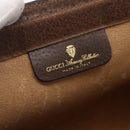 GUCCI GG Supreme Web Sherry Line Clutch Bag PVC Beige Red 89 01 002 Auth BA7255-8