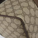 GUCCI GG Supreme Web Sherry Line Boston Bag PVC Beige Gold 39 02 007 Auth BA7256-11