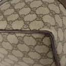 GUCCI GG Supreme Web Sherry Line Boston Bag PVC Beige Gold 39 02 007 Auth BA7256-13