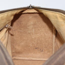 GUCCI GG Supreme Web Sherry Line Boston Bag PVC Beige Gold 39 02 007 Auth BA7256-19