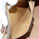 GUCCI GG Supreme Web Sherry Line Boston Bag PVC Beige Gold 39 02 007 Auth BA7256-21