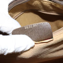 GUCCI GG Supreme Web Sherry Line Boston Bag PVC Beige Gold 39 02 007 Auth BA7256-22