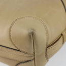 GUCCI Shoulder Bag Leather Beige Gold 67 01 5294 Auth BA7259-15