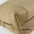 GUCCI Shoulder Bag Leather Beige Gold 67 01 5294 Auth BA7259-16