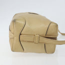 GUCCI Shoulder Bag Leather Beige Gold 67 01 5294 Auth BA7259-3