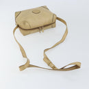 GUCCI Shoulder Bag Leather Beige Gold 67 01 5294 Auth BA7259-7