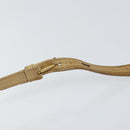 GUCCI Shoulder Bag Leather Beige Gold 67 01 5294 Auth BA7259-8