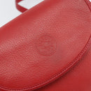GUCCI Shoulder Bag Leather Red Gold 007 58 0074 Auth BA7260-17