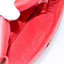 GUCCI Shoulder Bag Leather Red Gold 007 58 0074 Auth BA7260-11