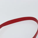 GUCCI Shoulder Bag Leather Red Gold 007 58 0074 Auth BA7260-8