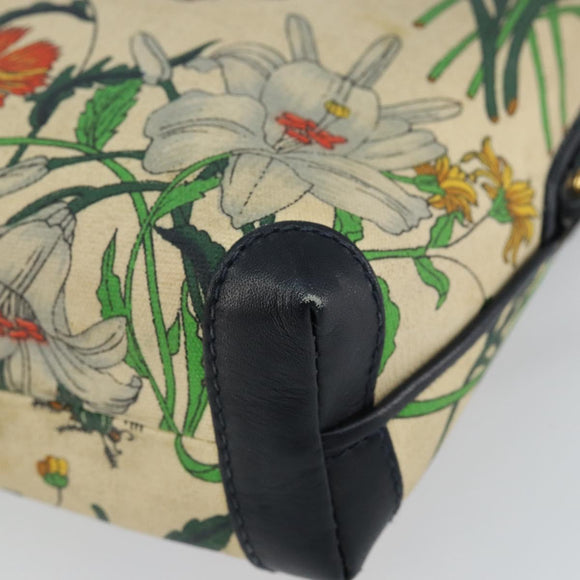 GUCCI Shoulder Bag Canvas Beige Gold 007 115 1093 Auth BA7261