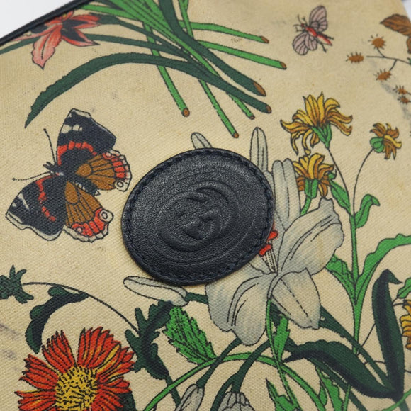 GUCCI Shoulder Bag Canvas Beige Gold 007 115 1093 Auth BA7261