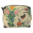 GUCCI Shoulder Bag Canvas Beige Gold 007 115 1093 Auth BA7261-2