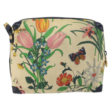 GUCCI Shoulder Bag Canvas Beige Gold 007 115 1093 Auth BA7261 - 0