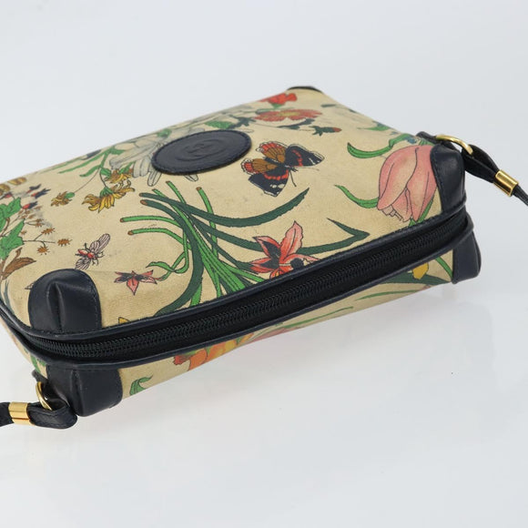 GUCCI Shoulder Bag Canvas Beige Gold 007 115 1093 Auth BA7261