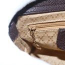 GUCCI Bamboo Hand Bag Suede 2way Brown Gold 007 1793 0238 Auth BA7262-19