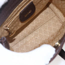 GUCCI Bamboo Hand Bag Suede 2way Brown Gold 007 1793 0238 Auth BA7262-11