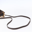 GUCCI Bamboo Hand Bag Suede 2way Brown Gold 007 1793 0238 Auth BA7262-9