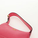 GUCCI GG Marmont Hand Bag Leather Pink Gold 739076 Auth BA7266M-14