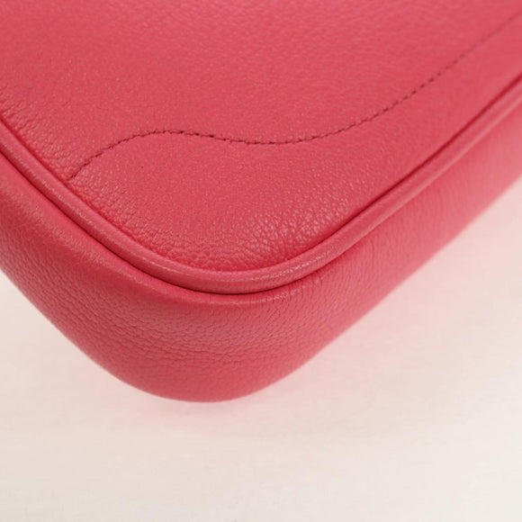 GUCCI GG Marmont Hand Bag Leather Pink Gold 739076 Auth BA7266M