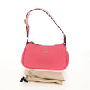 GUCCI GG Marmont Hand Bag Leather Pink Gold 739076 Auth BA7266M-12